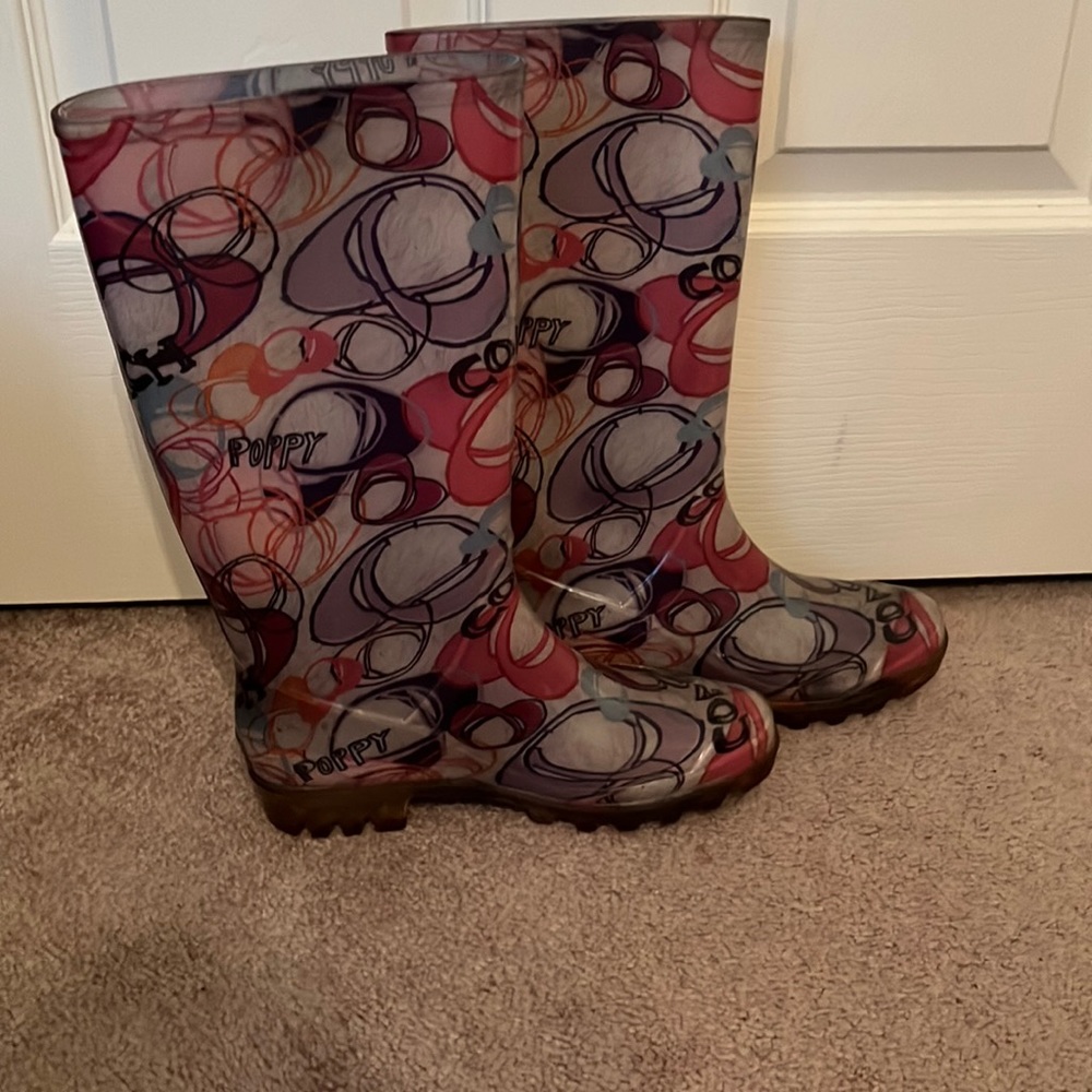 Coach Rain boots